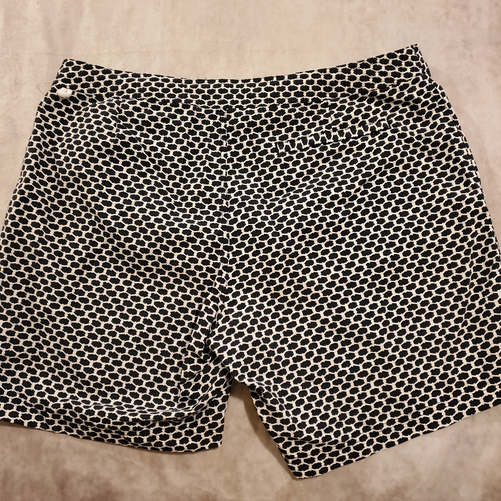 J. Crew Patterned Drawstring Swim Trunks - image 3